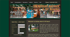 Desktop Screenshot of holiday-motel.com